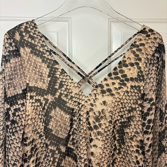 Show Me Your Mumu Joni Flow Snake Print Dress - Picture 4 of 12